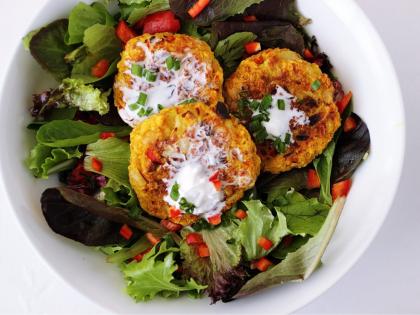 Cauliflower Chickpea Patties