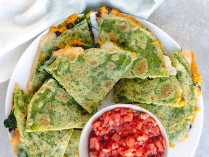 Loaded Veggie Quesadilla